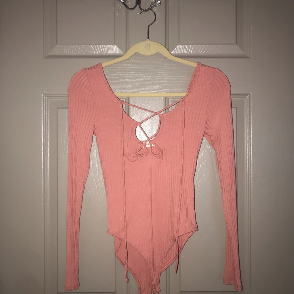 American Threads Pink Bodysuit